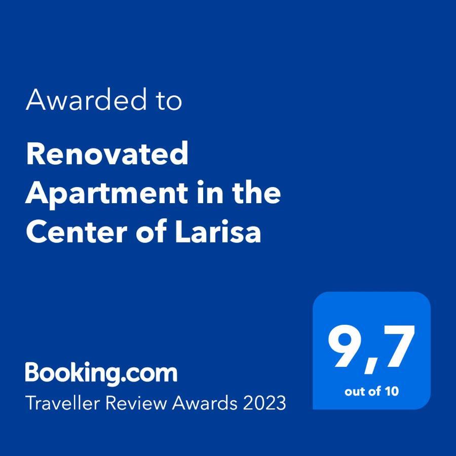 Renovated Apartment In The Center Of Larisa Bagian luar foto